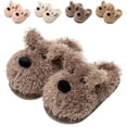 thumbnail image 1 of Fadezar Kids Fuzzy Slippers Winter Warm Cute Dog House Slippers Non Slip Indoor Puppy Shoes for Little Big Boys Girls, 1 of 7
