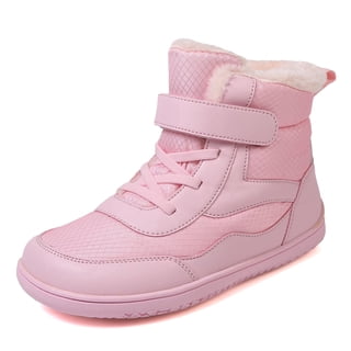 Fadezar Kids Snow Boots Boys Girls Lightweight Winter Boots Warm Barefoot Shoes for Toddler Kid