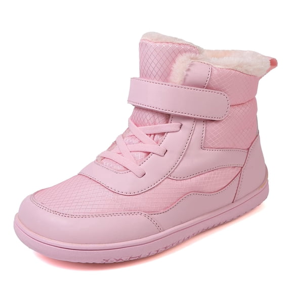 Fadezar Kids Snow Boots Boys Girls Lightweight Winter Boots Warm Barefoot Shoes for Toddler Kid