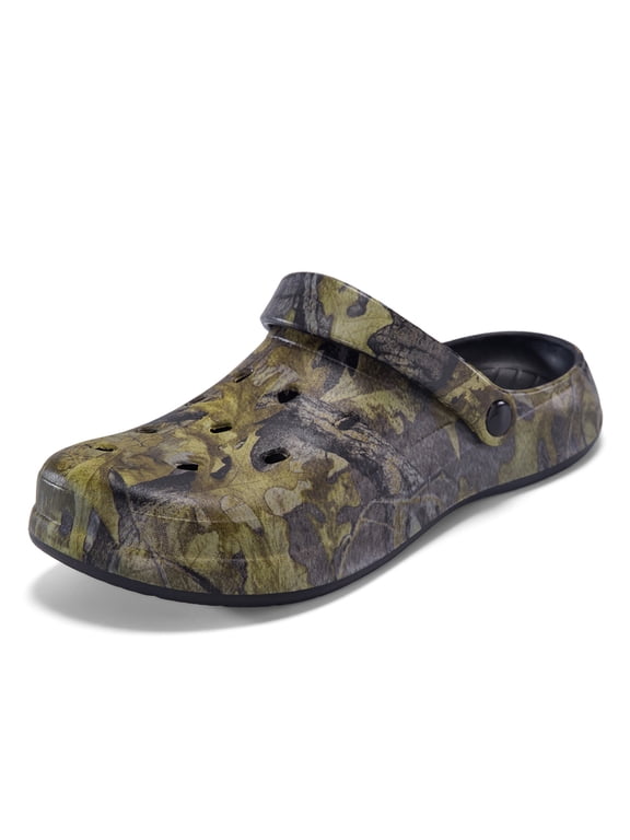 Men's Clogs Comfortable Slip-On Garden Shoes Lightweight Beach Pool Sandals