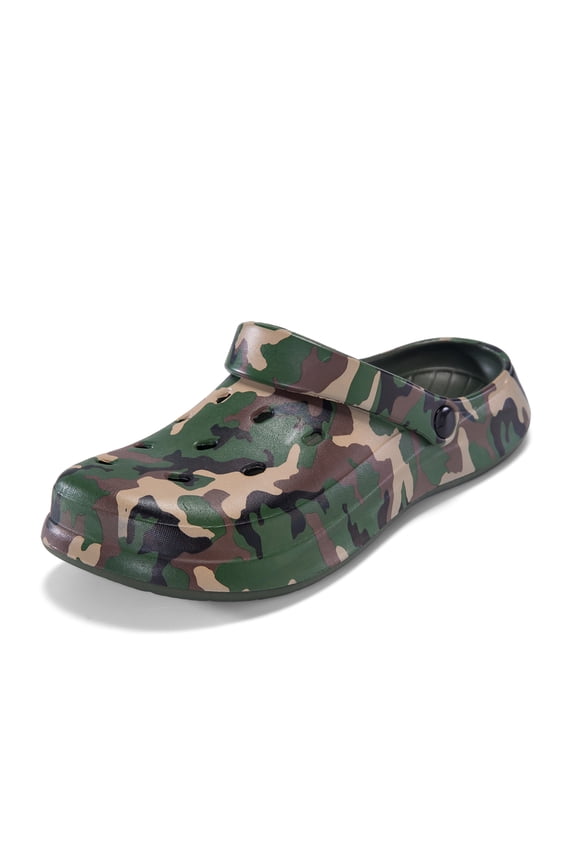 Men's Clogs Comfortable Slip-On Garden Shoes Lightweight Beach Pool Sandals
