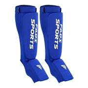 Fadi Sports Blue Shin in Step in Elastic Polycotton - Boxing & Mma Training - Unisex Child S