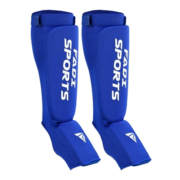 Fadi Sports Blue Shin in Step in Elastic Polycotton - Boxing & Mma Training - Unisex Child XXXS