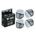 thumbnail image 1 of Fadi Sports Pack of 2-Pairs White Poly-Cotton Hand Wrap Adjustable Strap for Training - 180-inch, 1 of 9