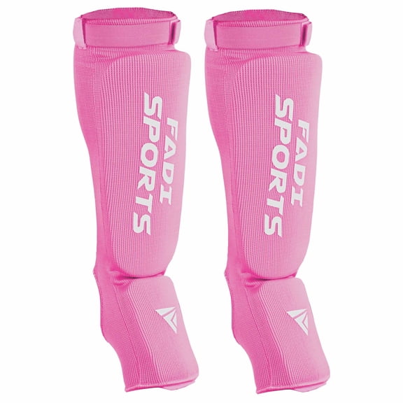Fadi Sports Pink Shin in Step in Elastic Polycotton - Boxing & Mma Training - Unisex Adult M