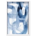 thumbnail image 1 of Fading Blue Mist I Shadowbox Print Modern Blue Wall Art by Art Remedy, White Frame, 36 x 54, 1 of 7