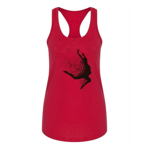 Fading Dancing Woman Tank Women -Image by Shutterstock, Female Large