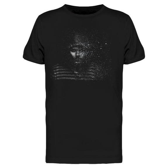 Fading Man In A Hood   T-Shirt Men -Image by Shutterstock, Male Large