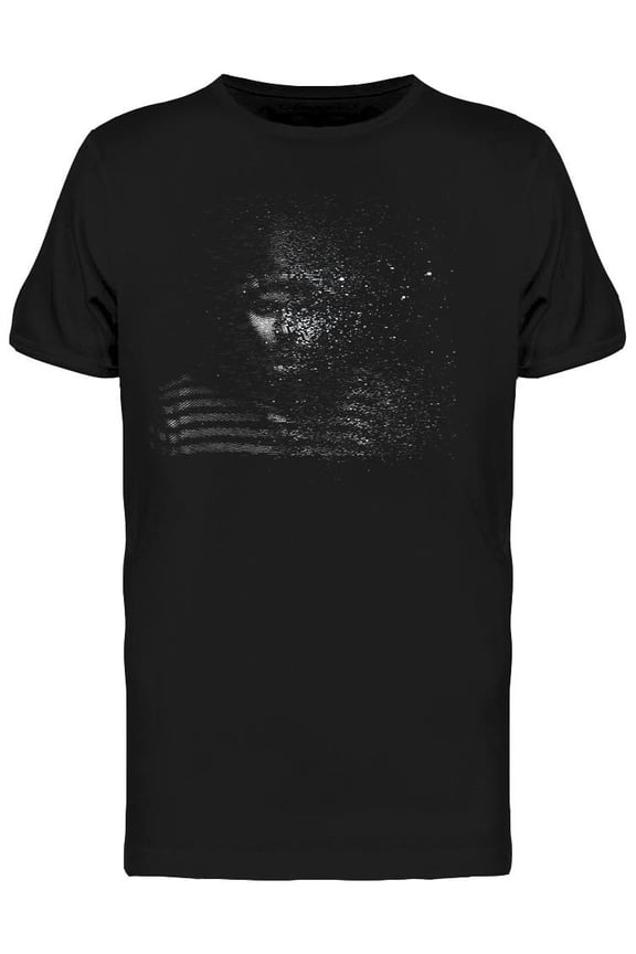 Fading Man In A Hood   T-Shirt Men -Image by Shutterstock, Male Large
