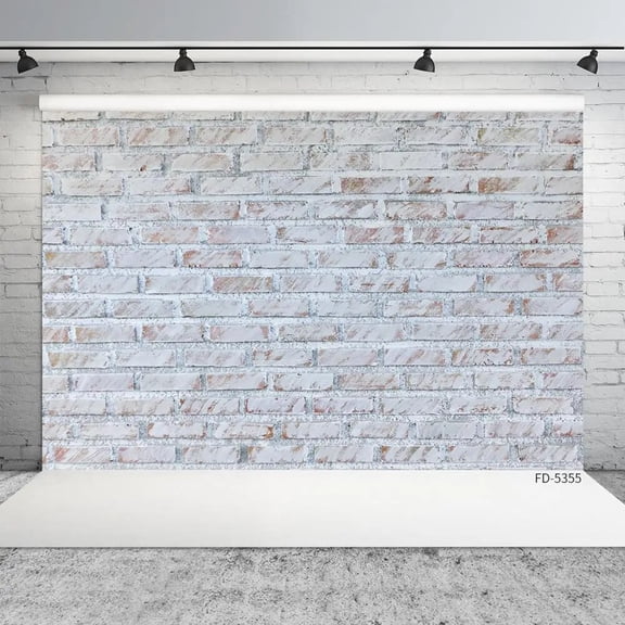 Fading Old Gray Brick Wall Pattern Backdrops Child Young Art Portrait Poster Toy Pet Photography Backgrounds Photo Studio Props
