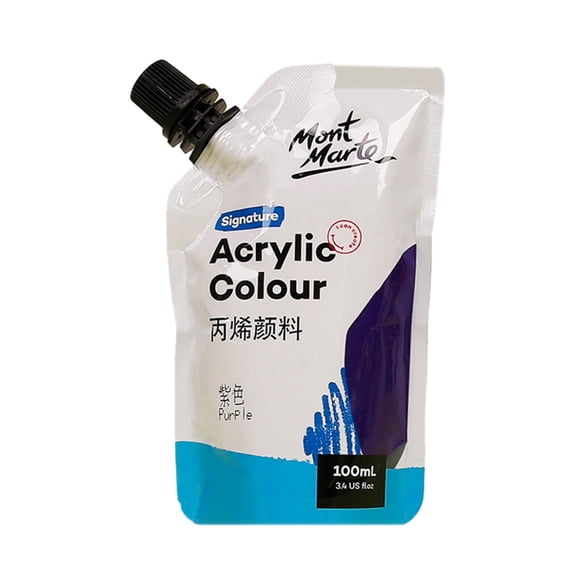 Fading, , Single Color Paint for Painters Acrylic Paint, 11 Colors (100ml Pouches), In Bags Rich Pigment
