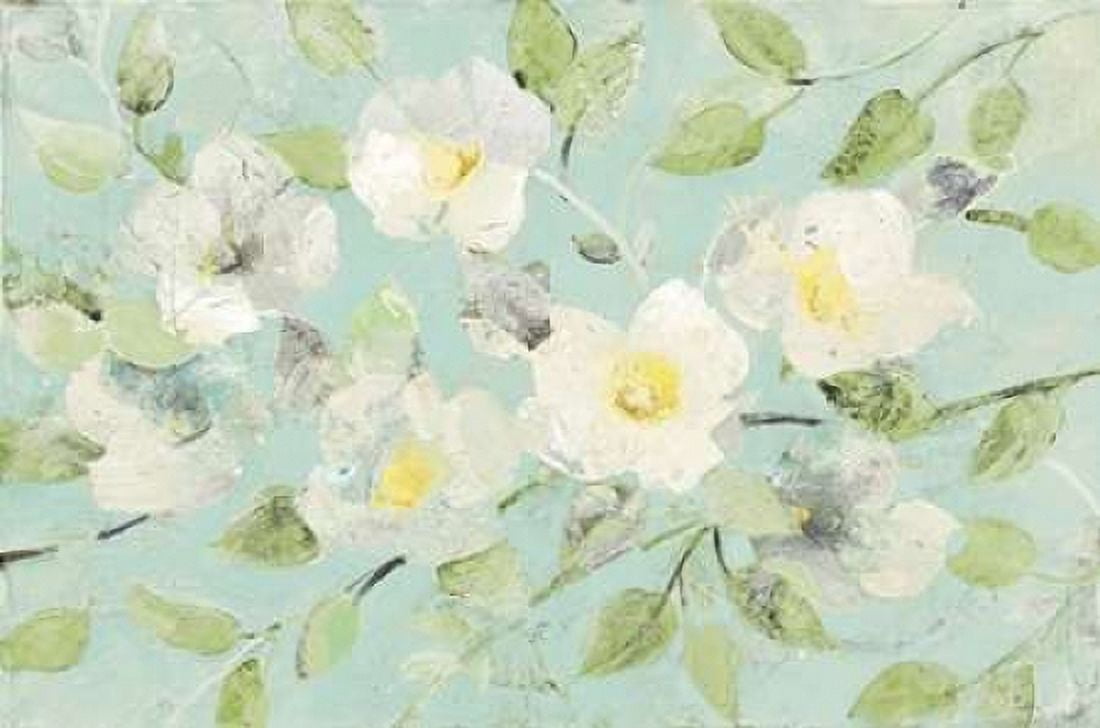 Fading Spring Blue Canvas Art - Albena Hristova (24 x 36)