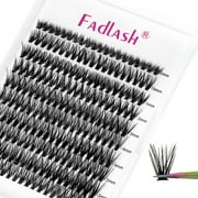 Fadlash 200/240PCS Individual Lashes C/D Curl Lash Clusters 10D 20D 30D 40D