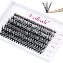 Fadlash Cluster Lashes DIY Eyelash Extension D Curl Individual Lashes Cluster 10D/20D/30D/40D