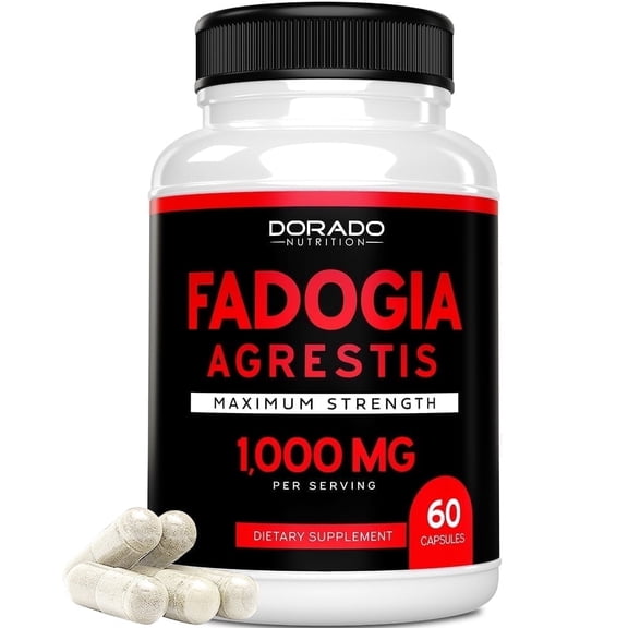 Fadogia Agrestis 1000mg per Serving - Maximum Strength Extract Powder - Zero Fillers - Gluten Free, Non-GMO, Vegan Capsules - 60 Capsules