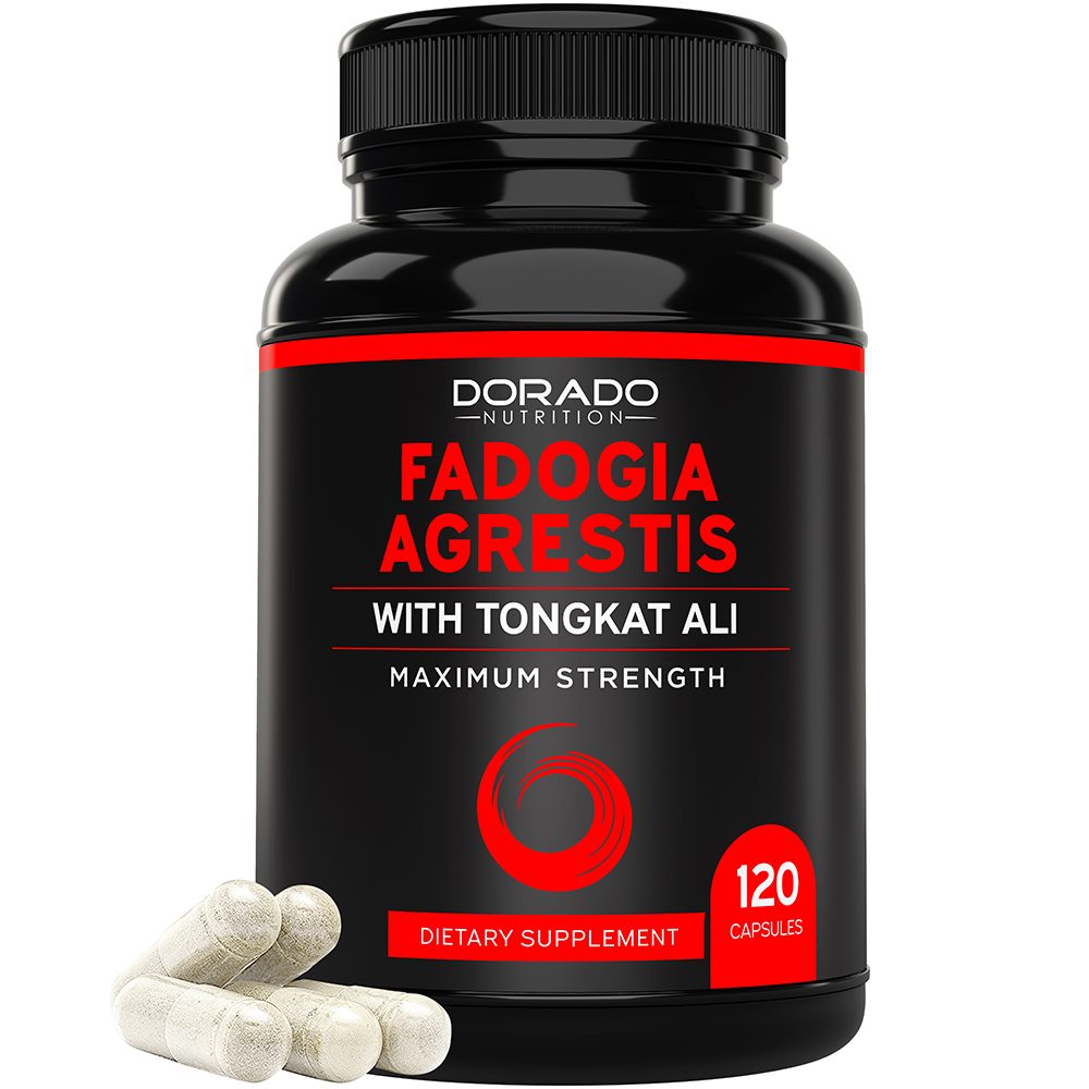 Fadogia Agrestis 600mg & Tongkat Ali 400mg Blend - (120 Capsules) - [Maximum Strength] - Zero Fillers - Gluten Free, Non-GMO, Vegan Capsules - image 1 of 5