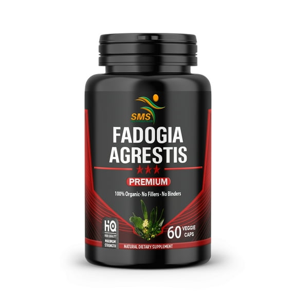 Fadogia Agrestis Pills 1,000mg (Maximum Strength) 10:1 Stem Extract 60 Caps