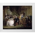 thumbnail image 1 of Faed, John 31x26 White Modern Wood Framed Museum Art Print Titled - Shakespeare and his Friends at the Mermaid Tavern, 1 of 4