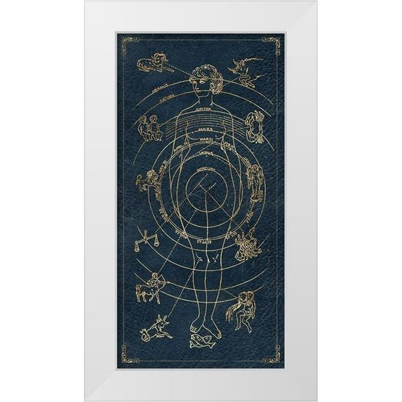 Fagalde, Jarman 11x18 White Modern Wood Framed Museum Art Print Titled - Mystic Night III