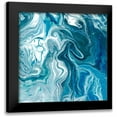 thumbnail image 1 of Fagalde, Jarman 12x12 Black Modern Framed Museum Art Print Titled - Indigo Minerals II, 1 of 5
