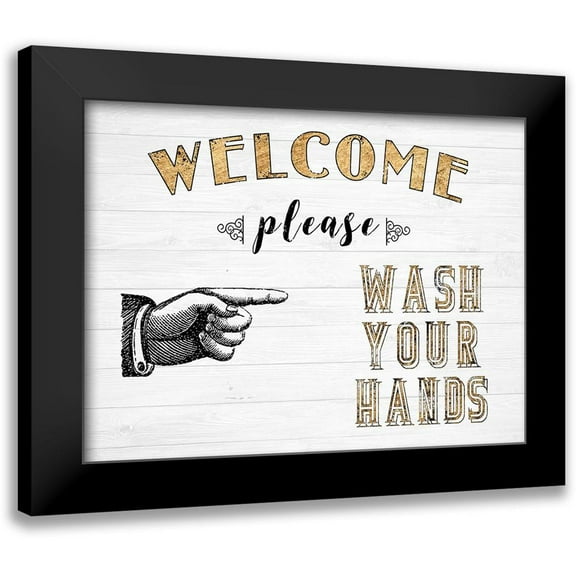 Fagalde, Jarman 14x12 Black Modern Framed Museum Art Print Titled - Mild Manners I