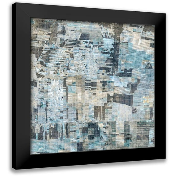 Fagalde, Jarman 15x15 Black Modern Framed Museum Art Print Titled - Parcel I