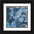 thumbnail image 1 of Fagalde, Jarman 15x15 Black Ornate Wood Framed with Double Matting Museum Art Print Titled - Gilded Indigo I, 1 of 4