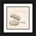 thumbnail image 1 of Fagalde, Jarman 15x15 Black Ornate Wood Framed with Double Matting Museum Art Print Titled - La Toilette IV, 1 of 4