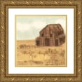 thumbnail image 1 of Fagalde, Jarman 15x15 Gold Ornate Wood Framed with Double Matting Museum Art Print Titled - Maupin Farm II, 1 of 4