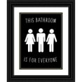thumbnail image 1 of Fagalde, Jarman 15x18 Black Ornate Wood Framed with Double Matting Museum Art Print Titled - Human Bathroom I, 1 of 4