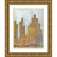 thumbnail image 1 of Fagalde, Jarman 15x18 Gold Ornate Wood Framed with Double Matting Museum Art Print Titled - Urban Dawn II, 1 of 4