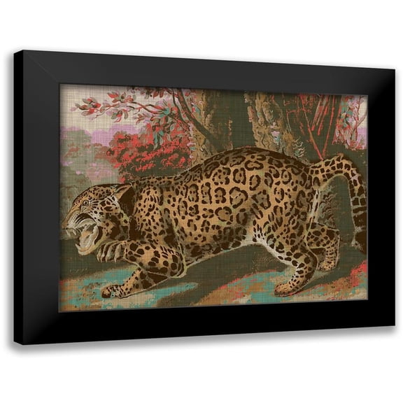 Fagalde, Jarman 18x15 Black Modern Framed Museum Art Print Titled - Urban Jungle Cat II