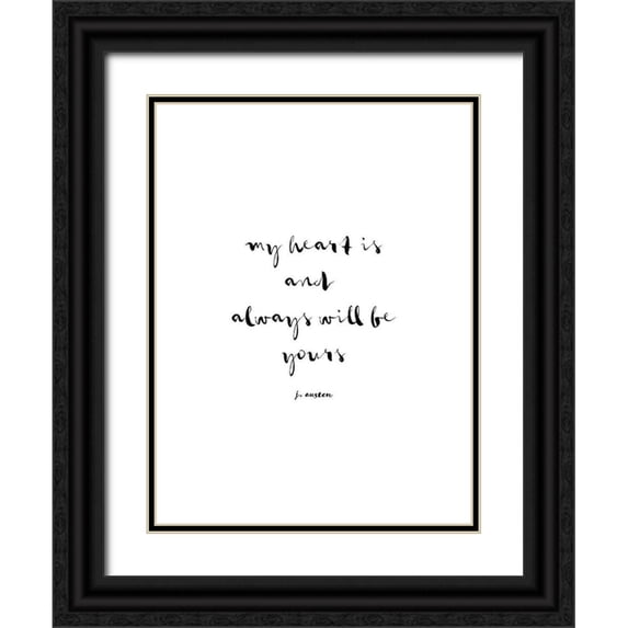 Fagalde, Jarman 19x24 Black Ornate Wood Framed with Double Matting Museum Art Print Titled - Classic Quotes II