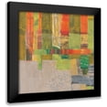 thumbnail image 1 of Fagalde, Jarman 20x20 Black Modern Framed Museum Art Print Titled - Woven Flags I, 1 of 5