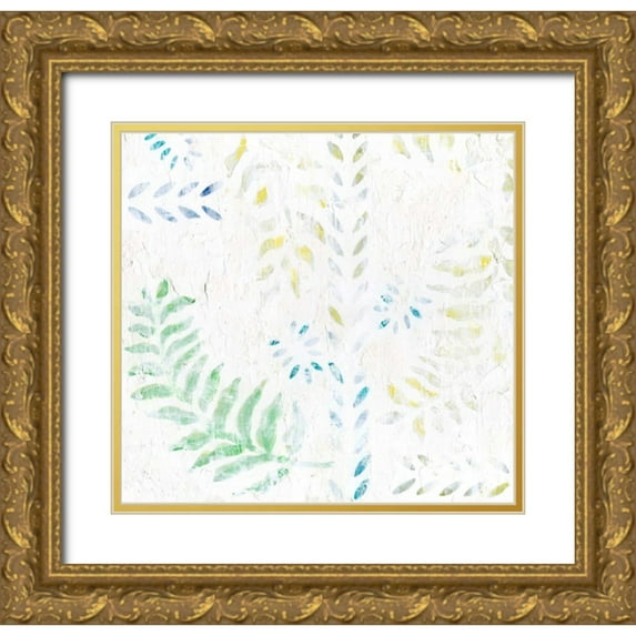 Fagalde, Jarman 27x26 Gold Ornate Wood Framed with Double Matting Museum Art Print Titled - Fresco II