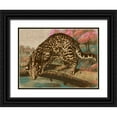 thumbnail image 1 of Fagalde, Jarman 32x25 Black Ornate Wood Framed with Double Matting Museum Art Print Titled - Urban Jungle Cat I, 1 of 4