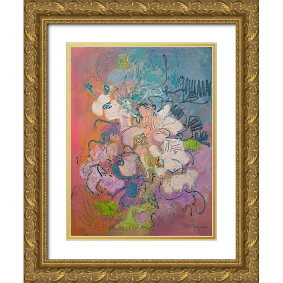 Fagan, Dorothy 12x14 Gold Ornate Wood Framed with Double Matting Museum Art Print Titled - Archipelago