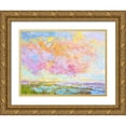 thumbnail image 1 of Fagan, Dorothy 14x12 Gold Ornate Wood Framed with Double Matting Museum Art Print Titled - On a Summers Eve, 1 of 4