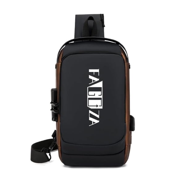 Fagoza Sling Bag for Men & Women | Anti-theft Crossbody Sling Bag | Crossbody Shoulder Bag | Large Capacity Waterproof Fanny Packs Sling Backpack (Brown)