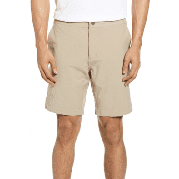 Faherty Men's All Day Shorts (9" Inseam) - KHAKI, US 42