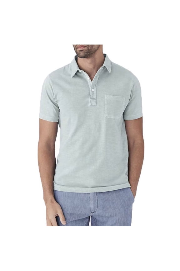 Men's Mist Sunwashed Short Sleeve Polo Size X-Small