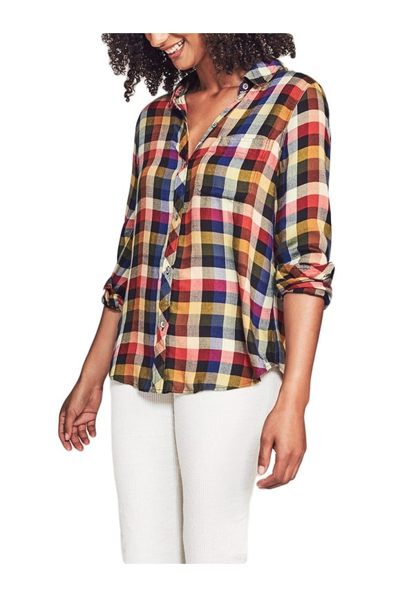 Women's Malibu Shirt Small Piper Multi Plaid