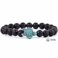 thumbnail image 1 of Fahlo Journey Sea Turtle Tracking Bracelet - Lava Stone, 1 of 6