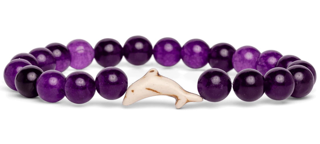 Fahlo Odyssey Dolphin Tracking Bracelet - Echo Purple