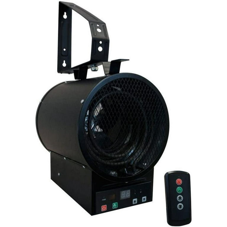 Fahrenheat 240V 4800W Garage Electric Heater with Remote Black