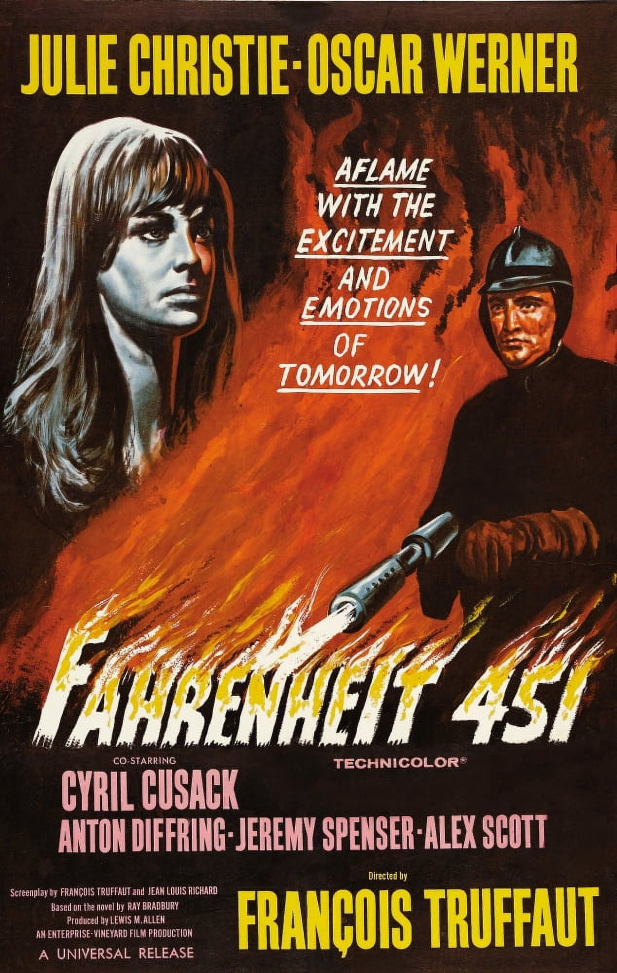 Fahrenheit 451 Canvas Art - (24 x 36)