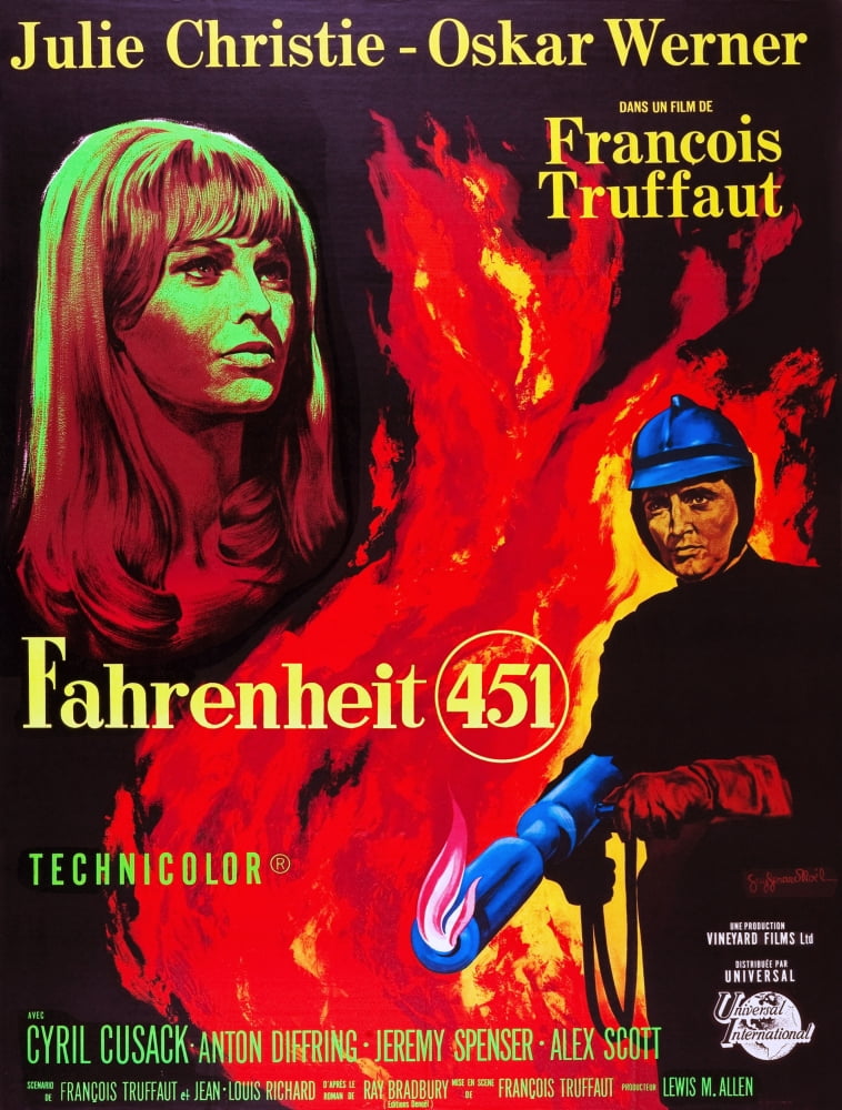 Fahrenheit 451 Canvas Art - (24 x 36)
