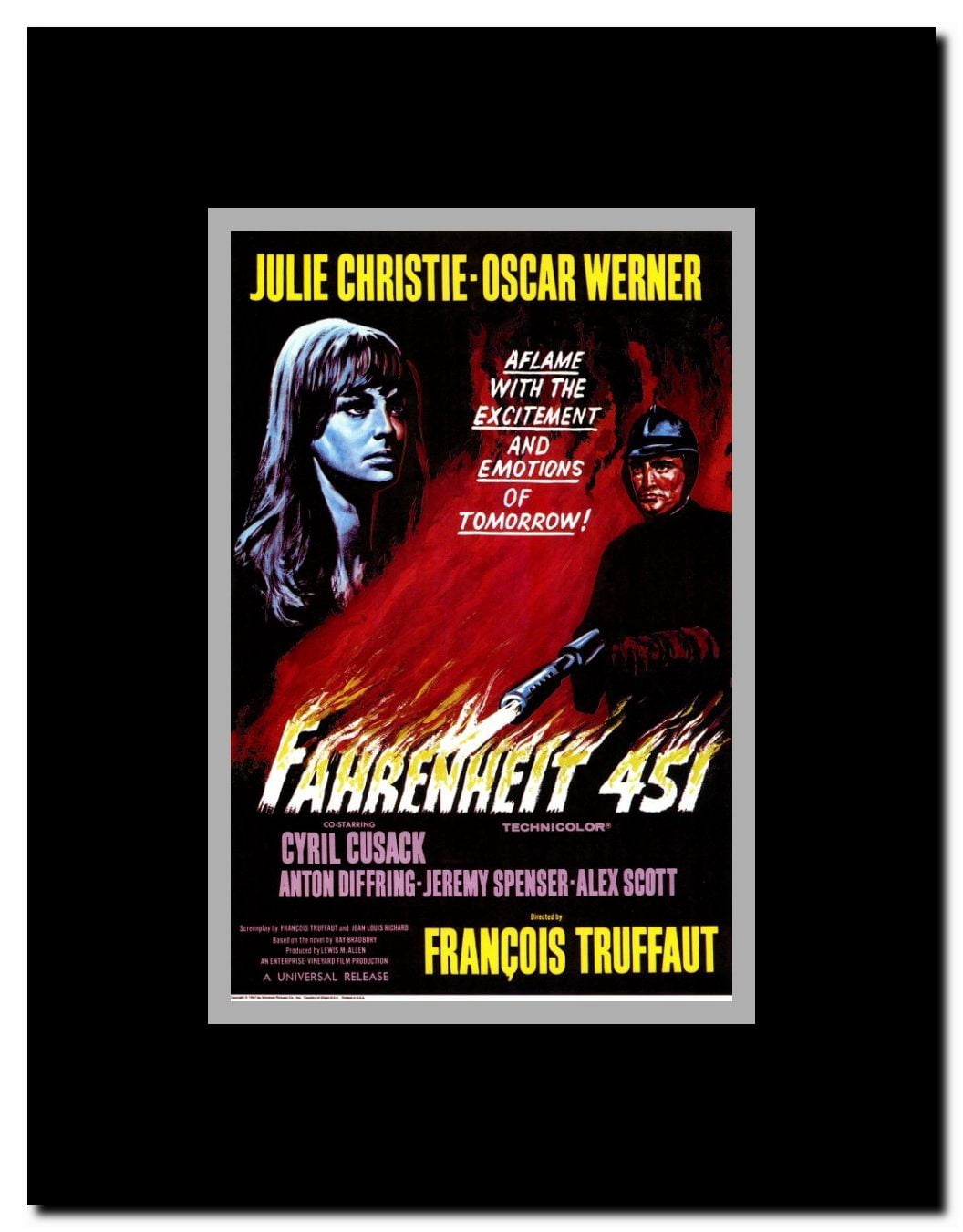 Fahrenheit 451 Framed Movie Poster