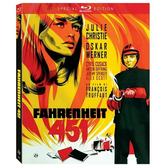 Fahrenheit 451, SE, Blu-Ray e Booklet (Blu-ray) Julie Christie Cyril Cusack Oskar Werner
