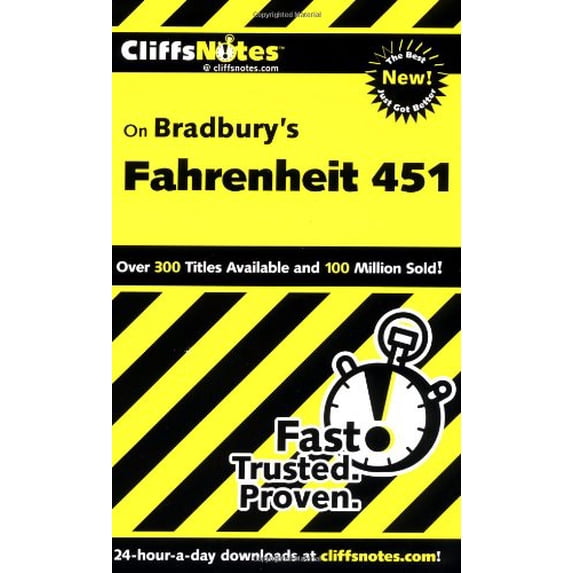 Pre-Owned CliffsNotes on Bradbury's Fahrenheit 451 (Paperback) 0764586505 9780764586507